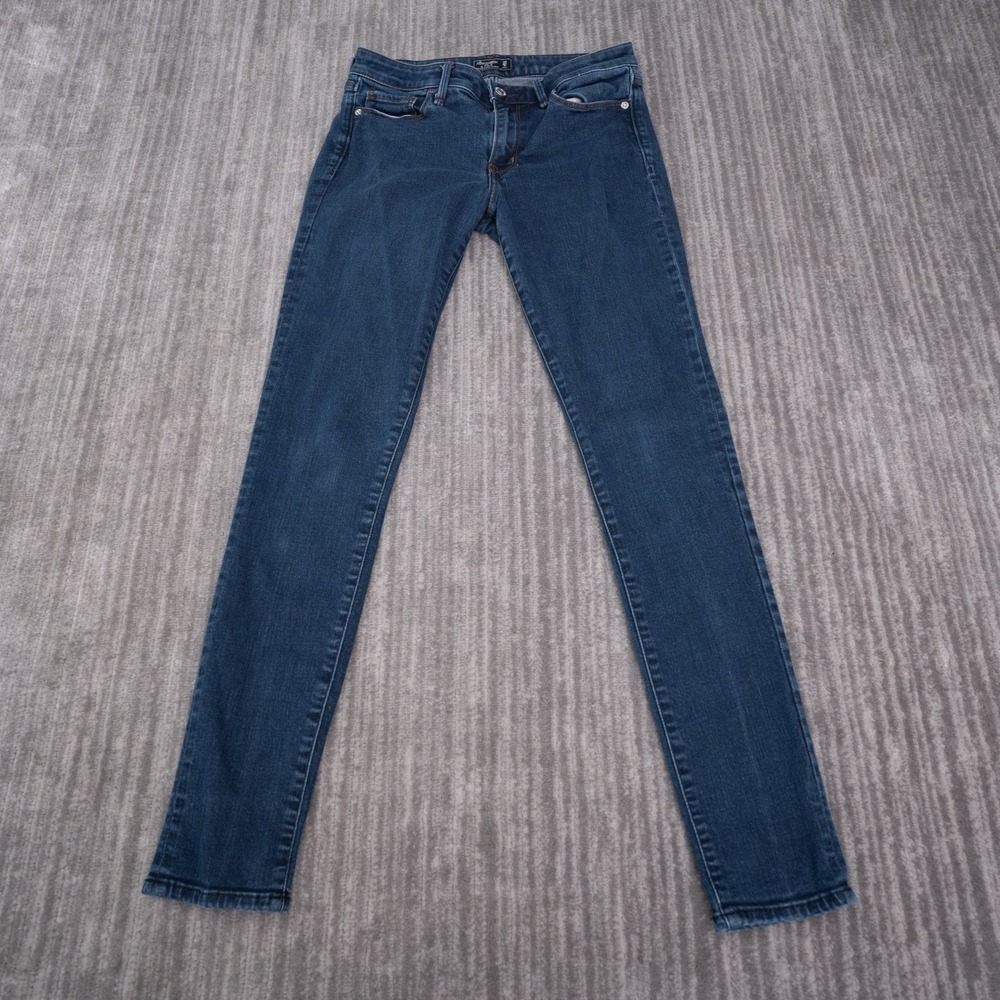 Abercrombie & Fitch Harper Super Skinny Jeans Womens 25/0R Blue Stretch